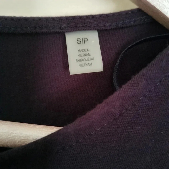 Purple Tahari Top Tulle Pouf Sleeves Sz S/P - Picture 5 of 9